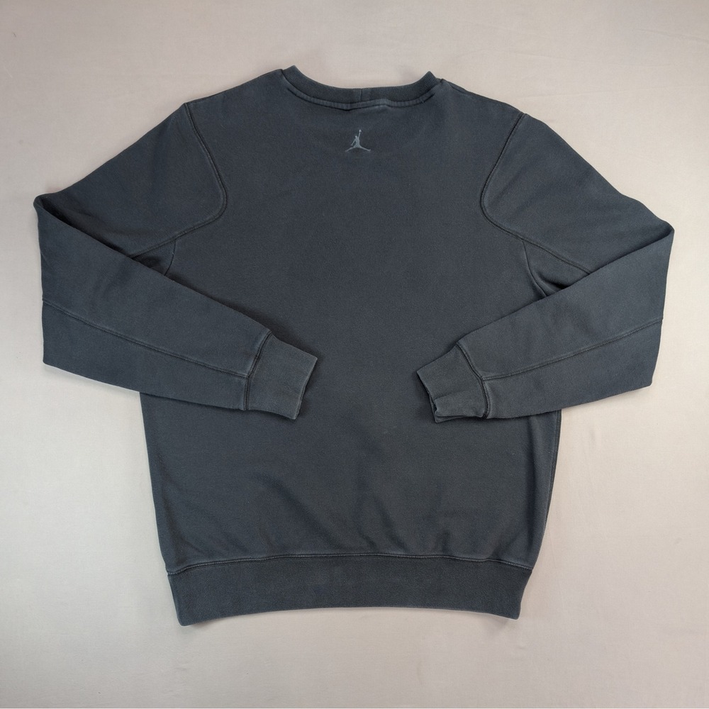 Jordan Flight Club Crewneck Sweatshirt XL Black Fleece Jumpman Graphic - Picture 3 of 13